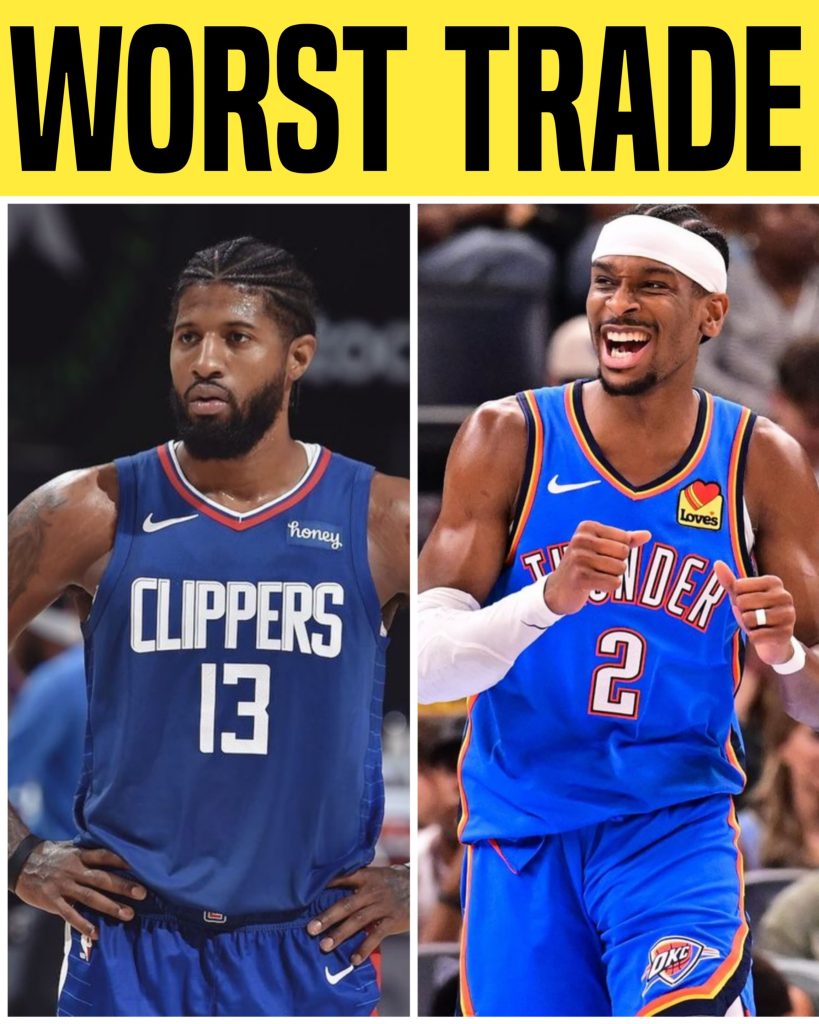 Paul George and Shai Gilgeous-Alexander – the trade that flipped the NBA